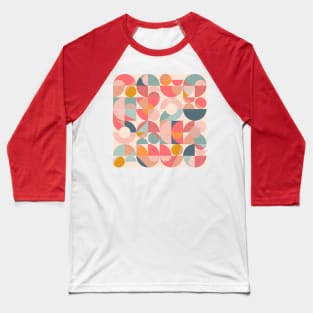 Mid Century Decor Geometry Baseball T-Shirt